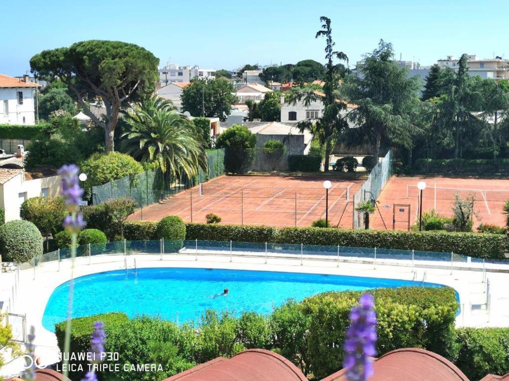 2 Pieces Climatise-Wifi / 4 Voyageurs / Boxe Prive / 2 Piscines / 2 Tennis / Petanque / Pingpong Antibes Bagian luar foto